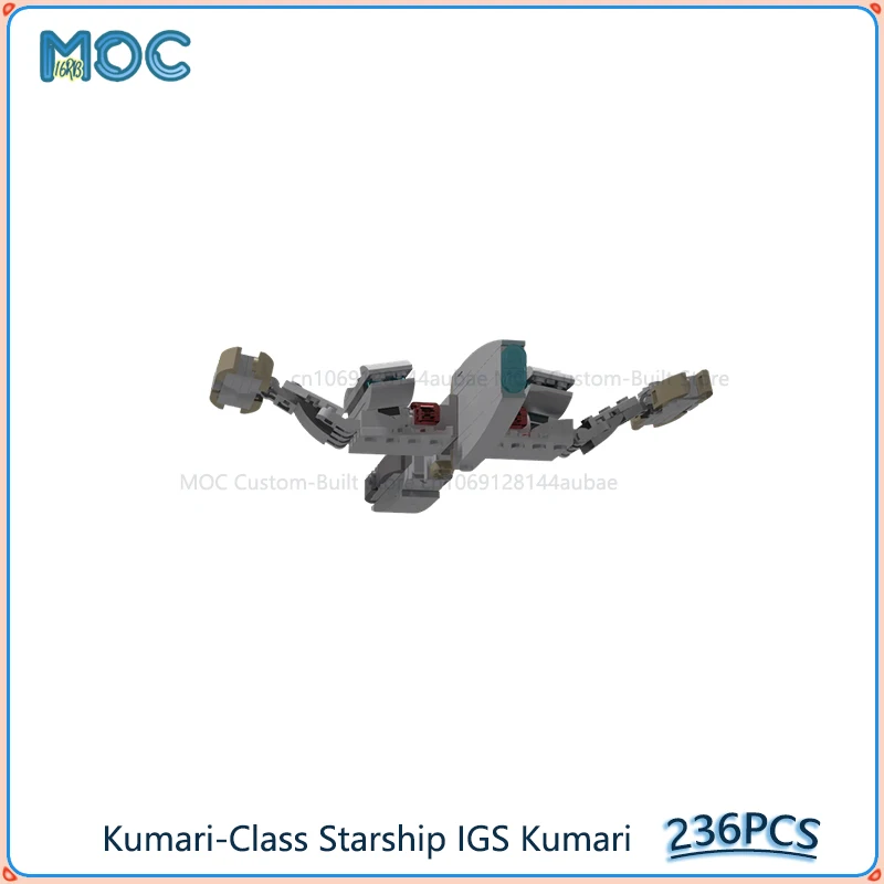 Kumari-Class Starship IGS Kumari Модель MOC Строительные блоки Космический самолет Сборка