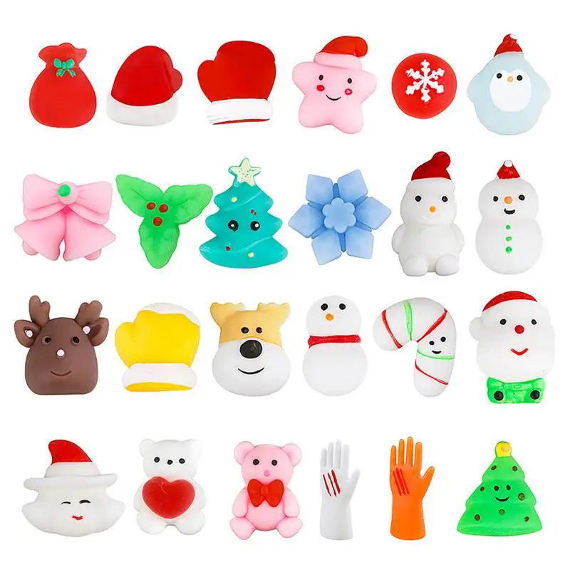 

2022 Christmas Calendar Countdown Girls Advent Calendar 2022 24 Different Squeeze Toys For Kids Party Favors Classroom Prizes
