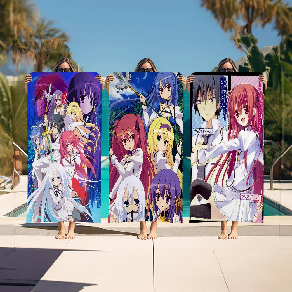 Seirei Tsukai No Blade Dance Microfiber Beach Towel Absorbent Quick Dry Soft Yoga Swimming Resort Mountain Climbing