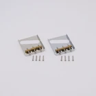 1 комплект Винтаж Тип фиксированный Электрогитары мост с латунным седла для TL Электрогитары аксессуары