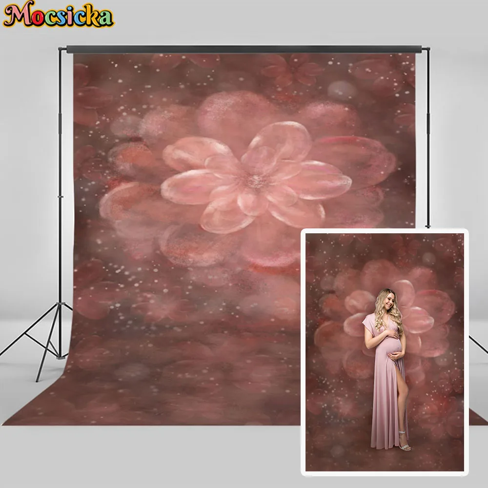 

Mocsicka винтажный цветочный фон для фотосъемки новорожденных детей для беременных художественный портрет фон для фотостудии баннер