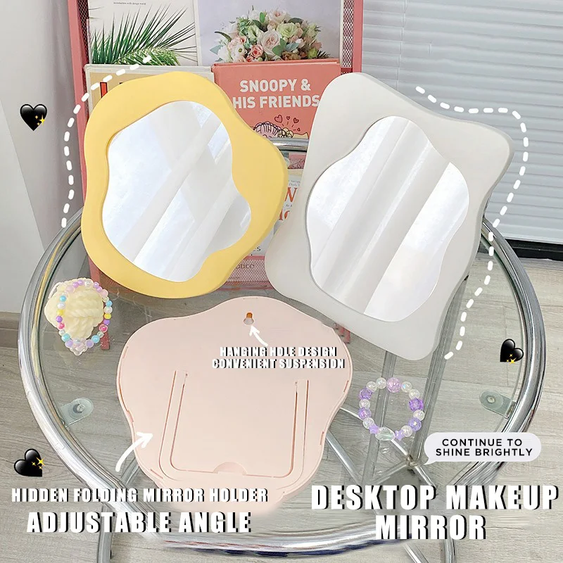 Настольные декоративные зеркала для макияжа косметическое зеркало стоячий