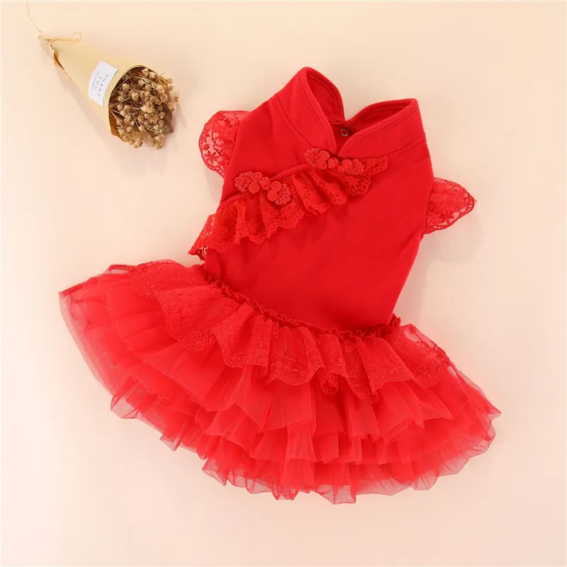 

Dog Dress Wedding Dresses Cat Puppy Apparel Yorkie Poodle Bichon Schnauzer Pomeranian Maltese Shih Tzu Dog Clothes Pet Clothing