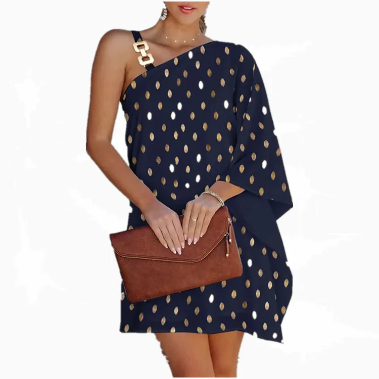 

Летнее женское платье на бретельках с открытыми плечами и модным принтом, свободное асимметричное платье-пуловер, Vestido Verano 2023 Mujer