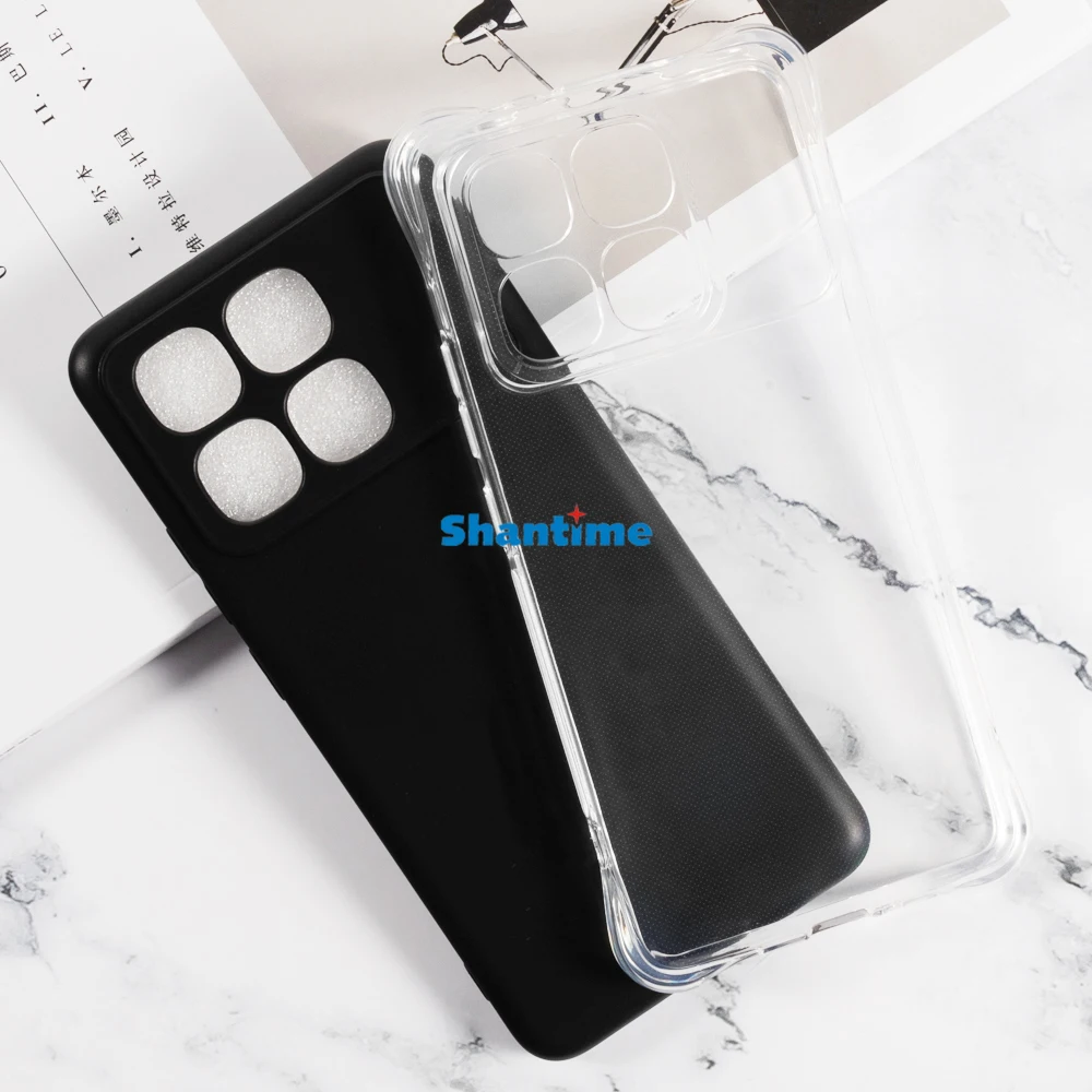 Мягкий чехол + комплект из закаленного стекла для Xiaomi Redmi K70 Ultra 5G Extreme Edition полная