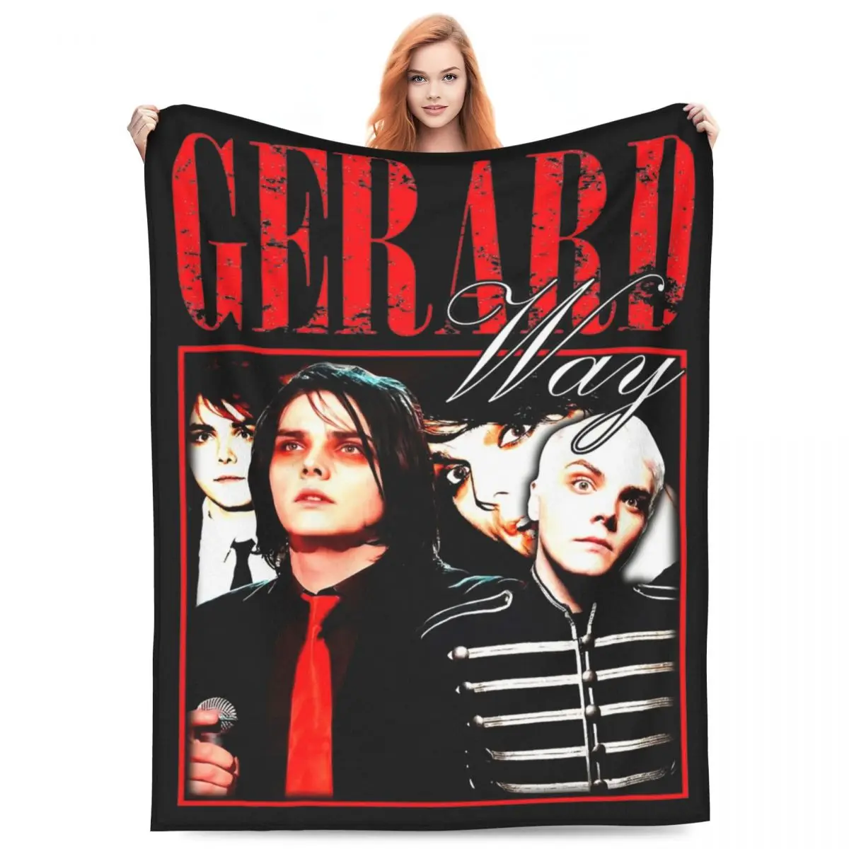 Gerard Way MCR одеяла коралловый флис плюшевое летнее многофункциональное супермягкое