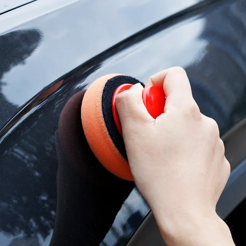 Полировальная губка набор пластин плюшевая восковая абразивная Чистящая с