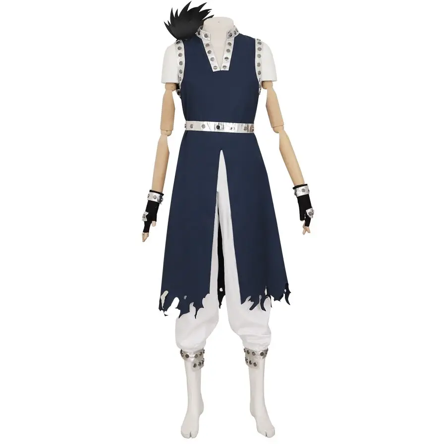 Аниме Gajeel Redfox Косплей Костюм Мужские комплекты для Хэллоуина