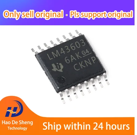 

10 шт./партия LM43603PWPR LM43603 43603 HTSSOP-16 новая Оригинальная фотография