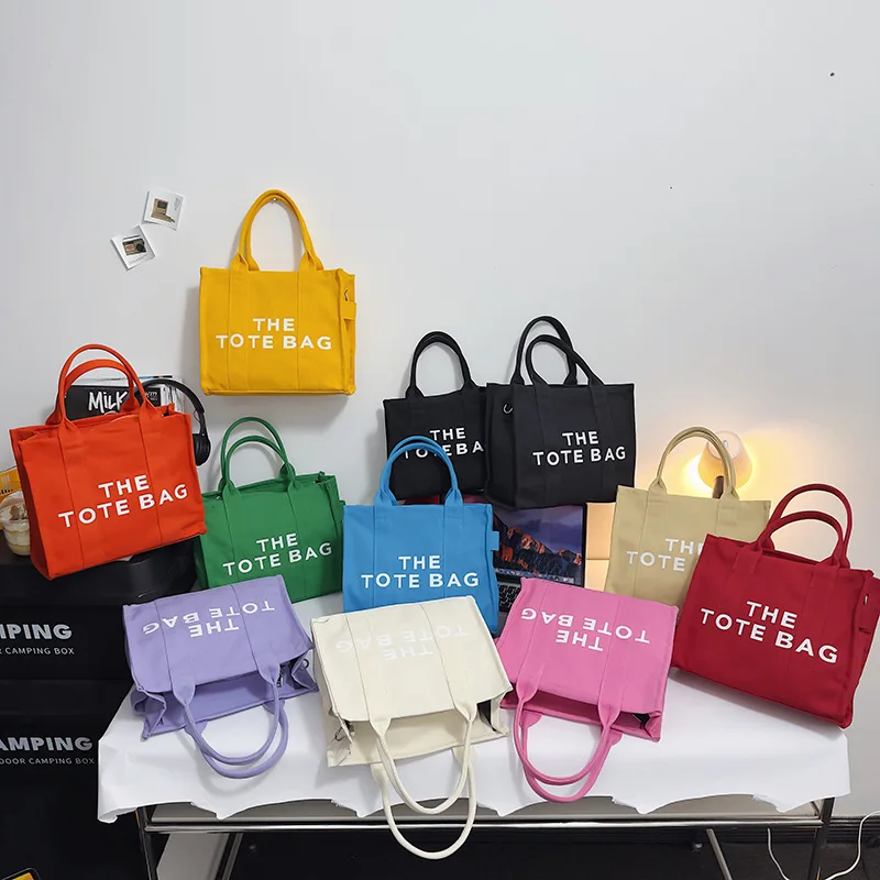 

The Tote Bags for Women 2023 Luxury Handbag Large Capacity Canvas Shoulder Crossbody Bag Girls Shopping Bag Students Books Bags