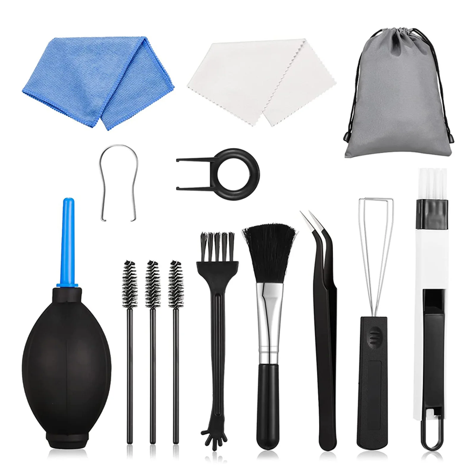 

Набор для чистки клавиатуры, многофункциональный набор для чистки наушников, многофункциональный набор для чистки, совместимый с ноутбуко...