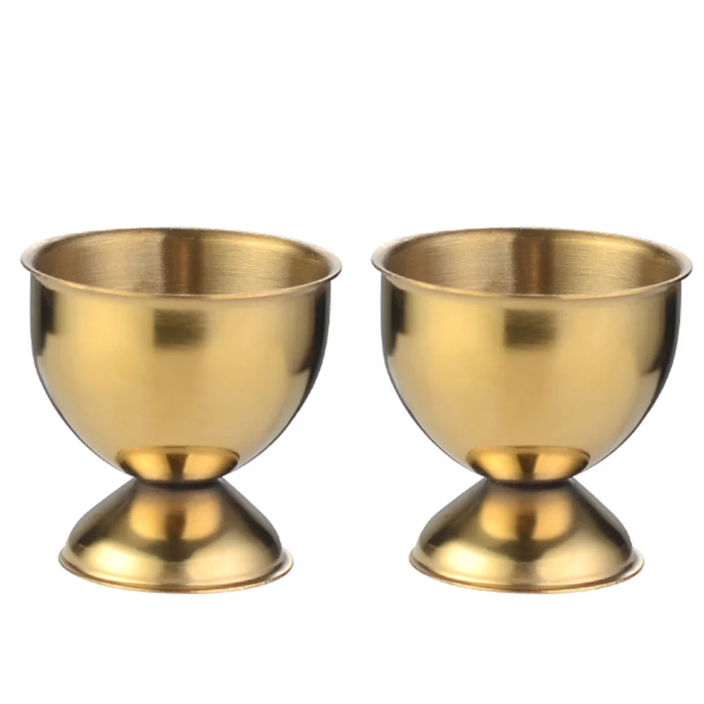 

2pcs Boiled Egg Serving Holder Egg Server Breakfast Egg Cup Hard Boiled Eggs Holder Ceramic Egg Holders