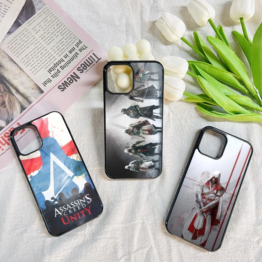 Игровой чехол для телефона A-Assassins C-Creeds Iphone 16 15 14 13 12 11 Pro Max Mini 8 Plus Se Xr Xs Fundas Shell PC + из