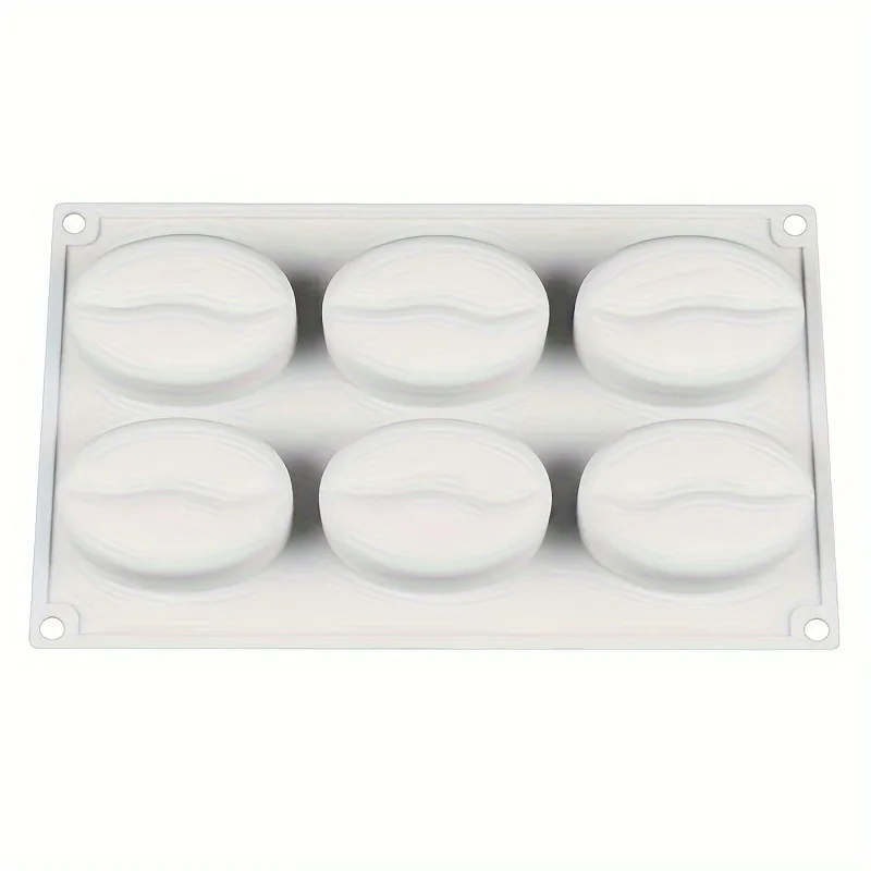 6-полая силиконовая форма для торта с кофейными зернами шоколадного крема мусса