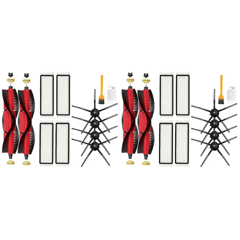 

2X All Sets Main Brush Side Brush HEPA Filter Mop Cloth Replacement For Xiaomi Roborock S6 Maxv Vacuum Cleaner Parts