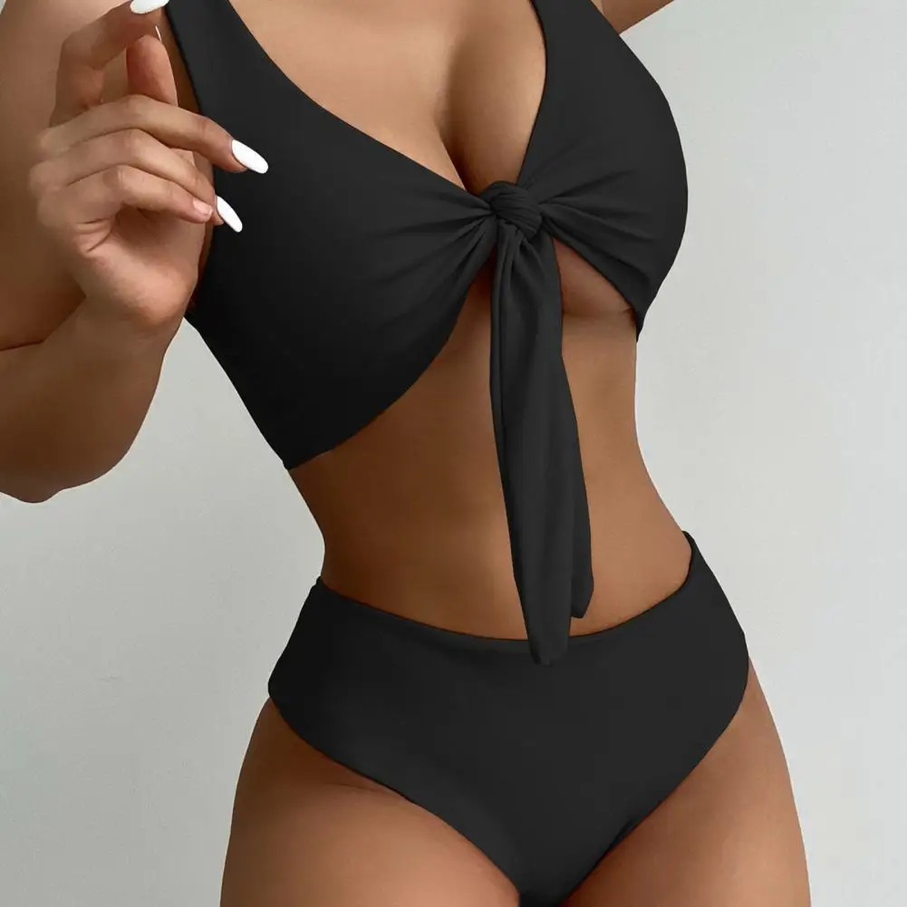 

2 Pcs/Set feminine bikinis Knot Summer sexy Bikini Quick Dry Women Swimsuit for Brazil Female set купальник женский
