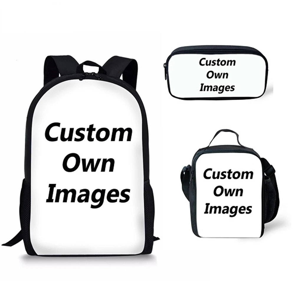Прямая поставка, школьная сумка с вашим собственным логотипом/изображением/фото принтом для мальчиков и девочек, школьный портфель, повсед...