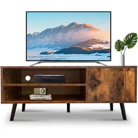 Modern TV Stand Entertainment Center TV Console with Storage Cabinet Center Universal Floor TV Stand Cabinet for Living Room