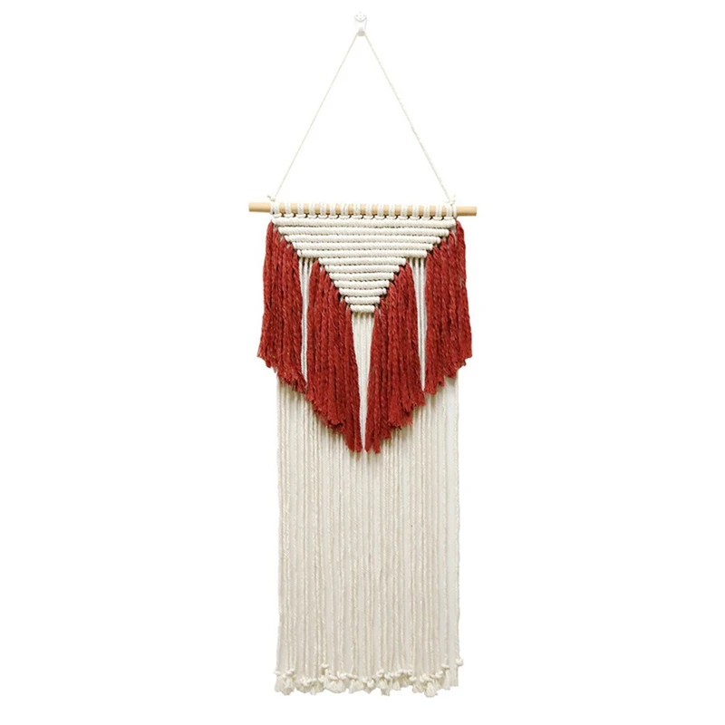 

Macrame Wall Hanging Woven Tapestry Wall Art Decor - Beautiful For Boho Home Decor, Apartment, Nursery, Party Decoration
