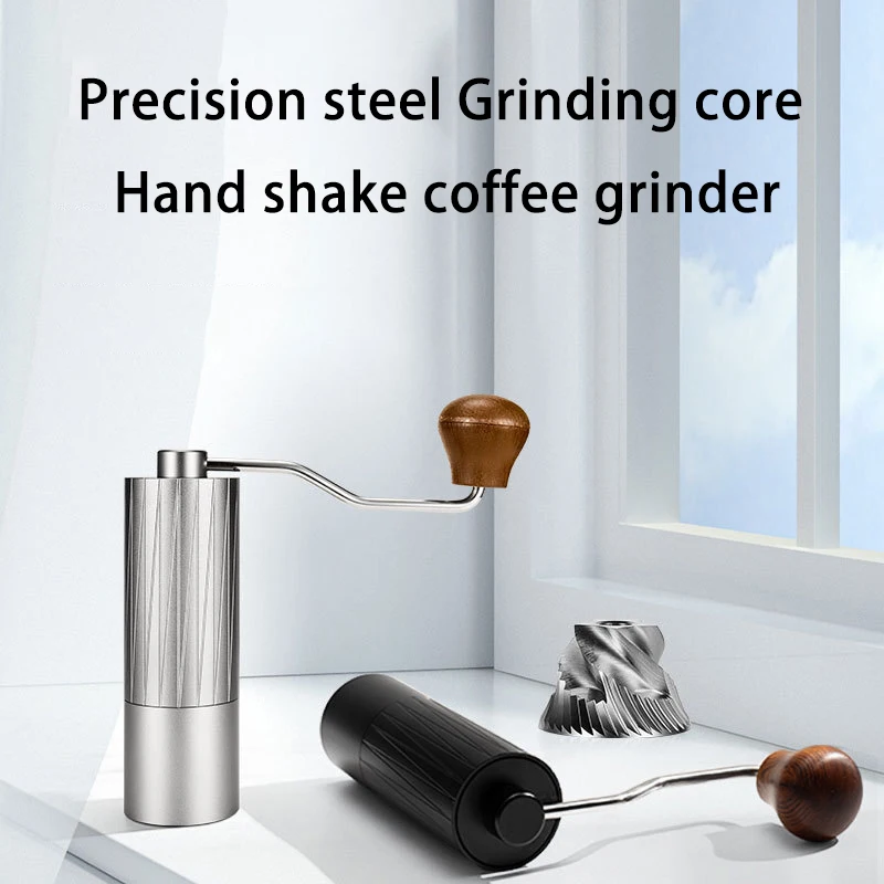 

Manual Coffee Grinder Portable Coffee Machine Household Manual Conical Grinder 420CNC Stainless Steel Core Hand-Held Mini