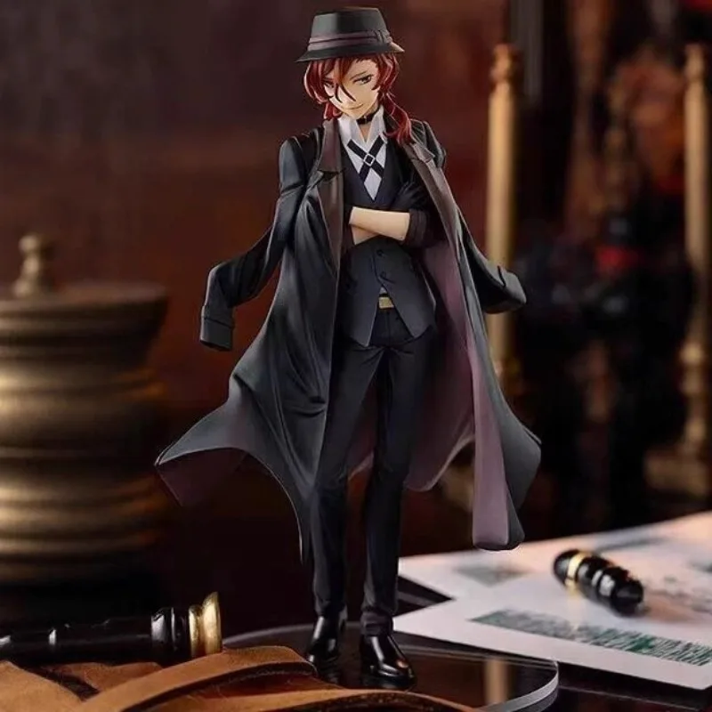 Фото Новая горячая новинка: Коллекционная фигурка Накахары Чуи из Bungo Stray Dogs, 18 см, ПВХ, модель, игрушка, подарок, украшение №1