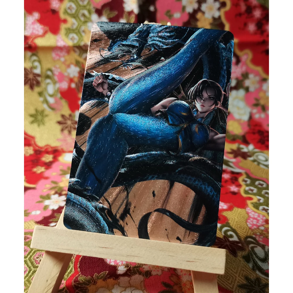 3 шт./компл. флэш-карта для уличного сражения ACG Сексуальная кавайная аниме