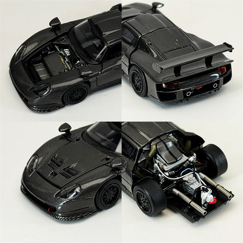 Фото Модель автомобиля Transcend 1:64 1997 GT1 24h LeMans, литая под давлением, миниатюрная, для подарков №4