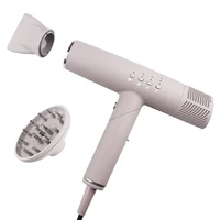 1800w professional hair dryer brush 2 speed setting with concentrator diffuser hairdryer quick drying folding hair blower dryer