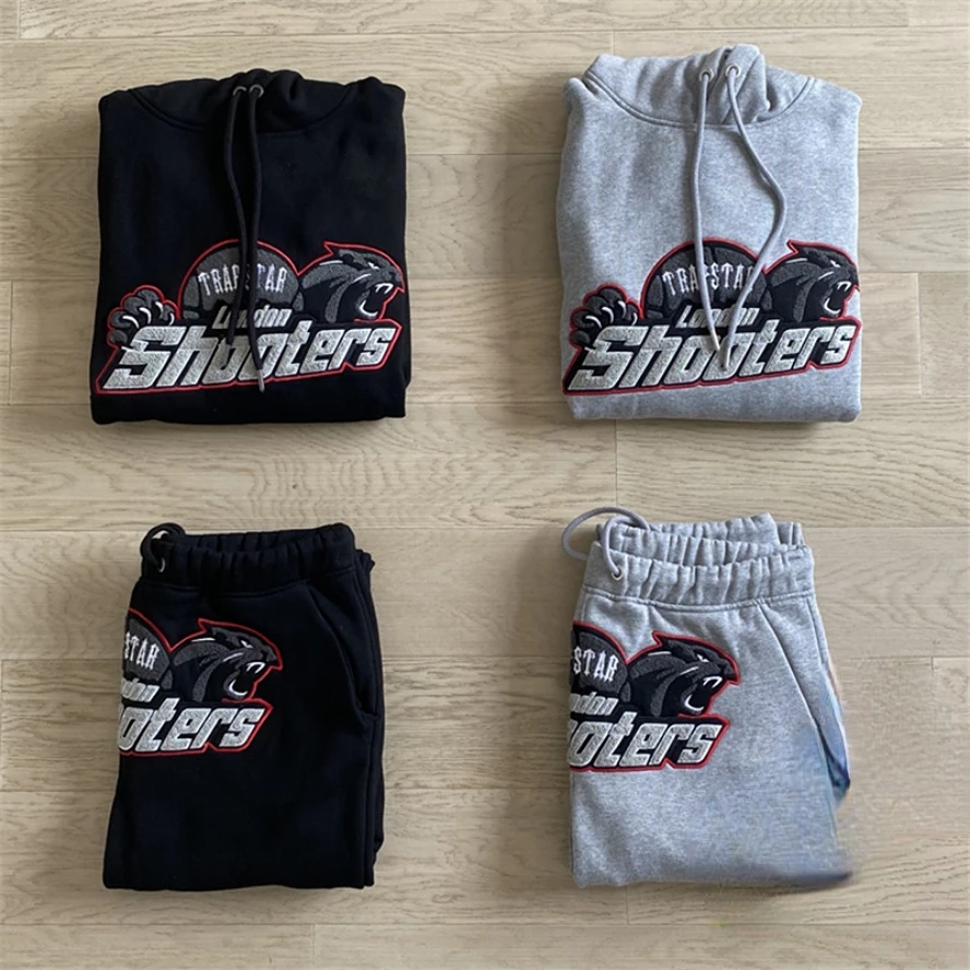 

Fleece Trapstar Hoodie Men Women Tiger Towel Embroidered High Quality Casual Pullover Sweatshirts