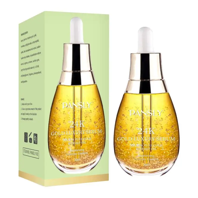 

Увлажняющая сыворотка для лица, с экстрактом золота 24 к