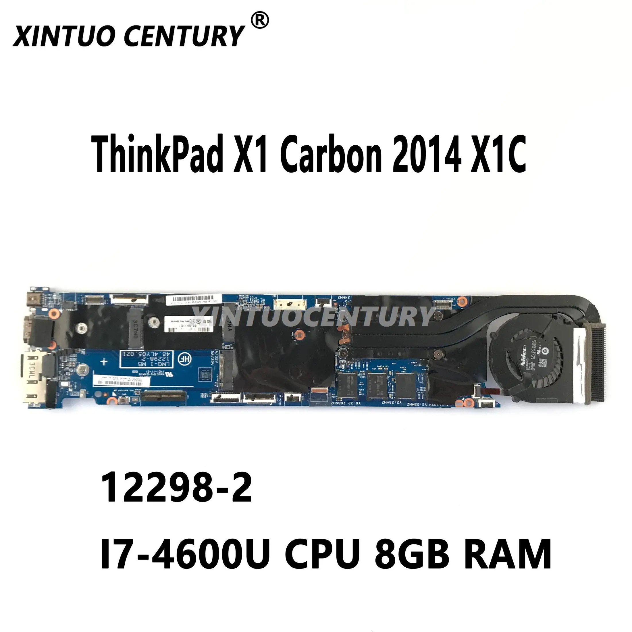 

Высококачественная материнская плата 12298-2 PC для Lenovo ThinkPad X1 Carbon X1C, материнская плата ноутбука, рабочая плата DDR3 8 ГБ 100%
