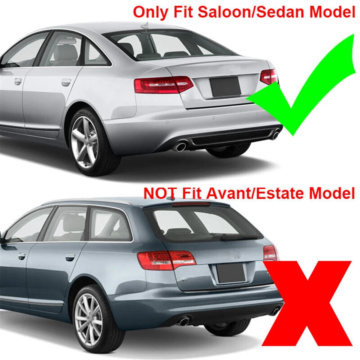 Левый внутренний светодиодный задний фонарь для Audi A6 C6 Sedan 2009 2010-2011 стоп-сигнал 4FD