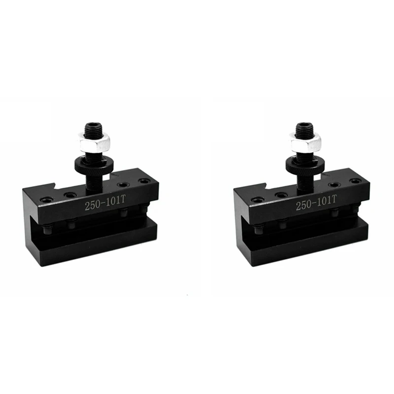 

2X Quick Change CNC Lathe Tool Post Turning Facing Holder Holder For Lathes Tools - 250-101T