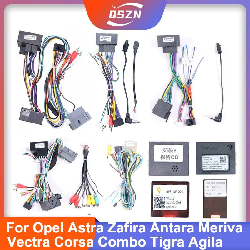 Автомобильный радиокабель CAN-Bus Box адаптер для Opel Astra Zafira Meriva Antara Vectra Corsa Combo Tigra Agila