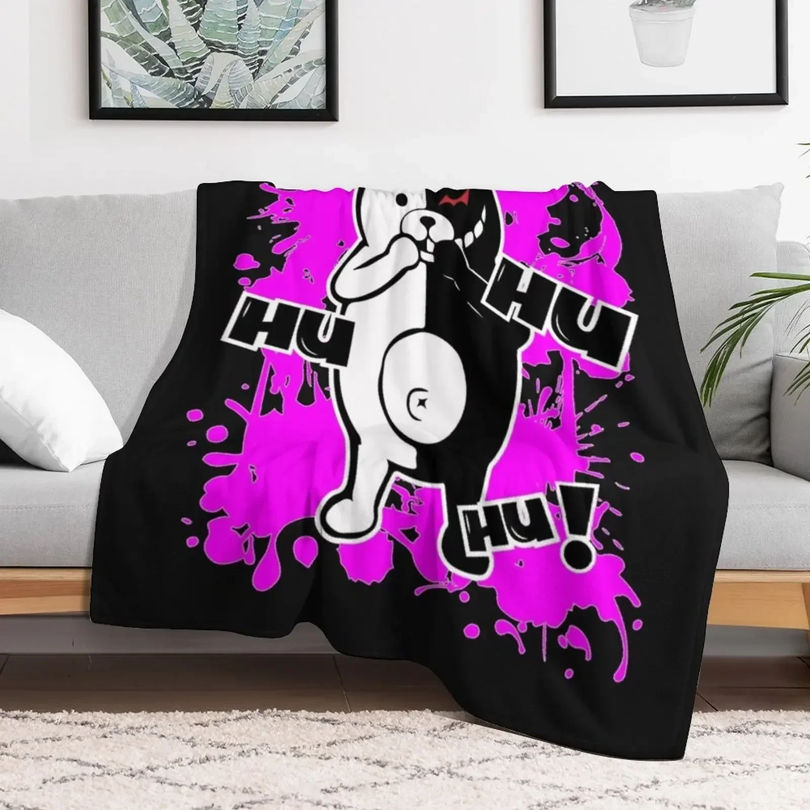 Одеяло Monokuma Danganronpa- Puhuhuhu декоративное одеяло для декоративного дивана тяжелые