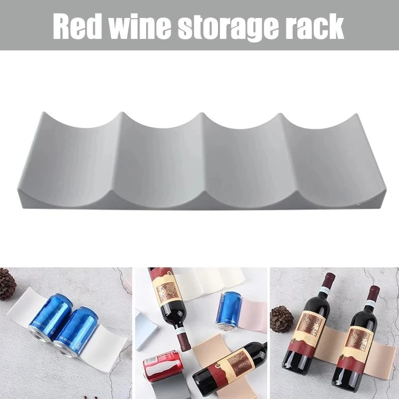 

Wine Bottle Stackable Holder Cabinet Organizer Rack Countertop Pantry Home Rack Can Bottle Refrigerator For Wine Wine Bottle