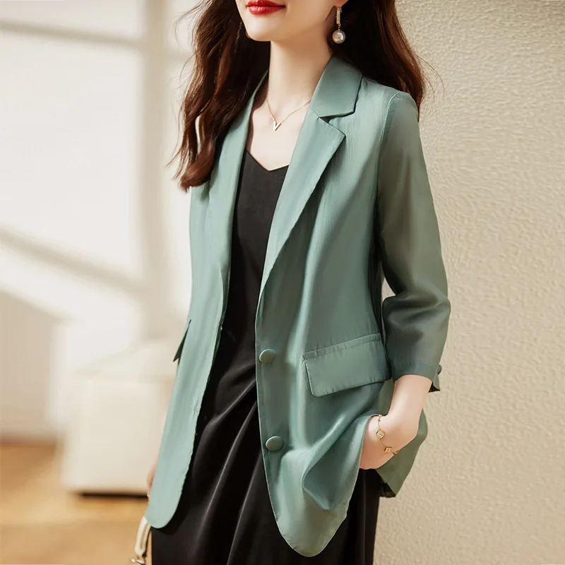 Blazer for Women Chic New Outerwear Casual Slim Korean Women's Jacket Female Suit 2023 Spring Summer Fashion Elegant Coat