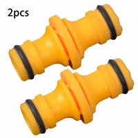 2pcs hosejoiner repair connector coupling garden hose tubing fitting pipe quick drip irrigation watering system for greenhouse