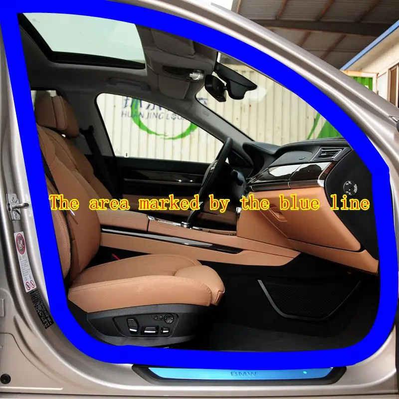 Фото Подходит для BMW X3 E83xDrive18d 30i xDrive28i xDrive25i резиновая лента дверной рамы водонепроницаемая и звукоизоляционная уплотнительная лента №2