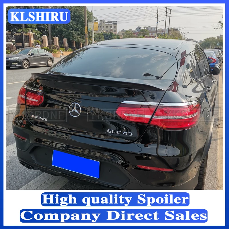 

Спойлер для Mercedes GLC Class Coupe GLC300 GLC250 2016-2018, спойлер для Benz GLC Coupe GLC43 GLC260, спойлер из АБС-пластика для заднего крыла автомобиля