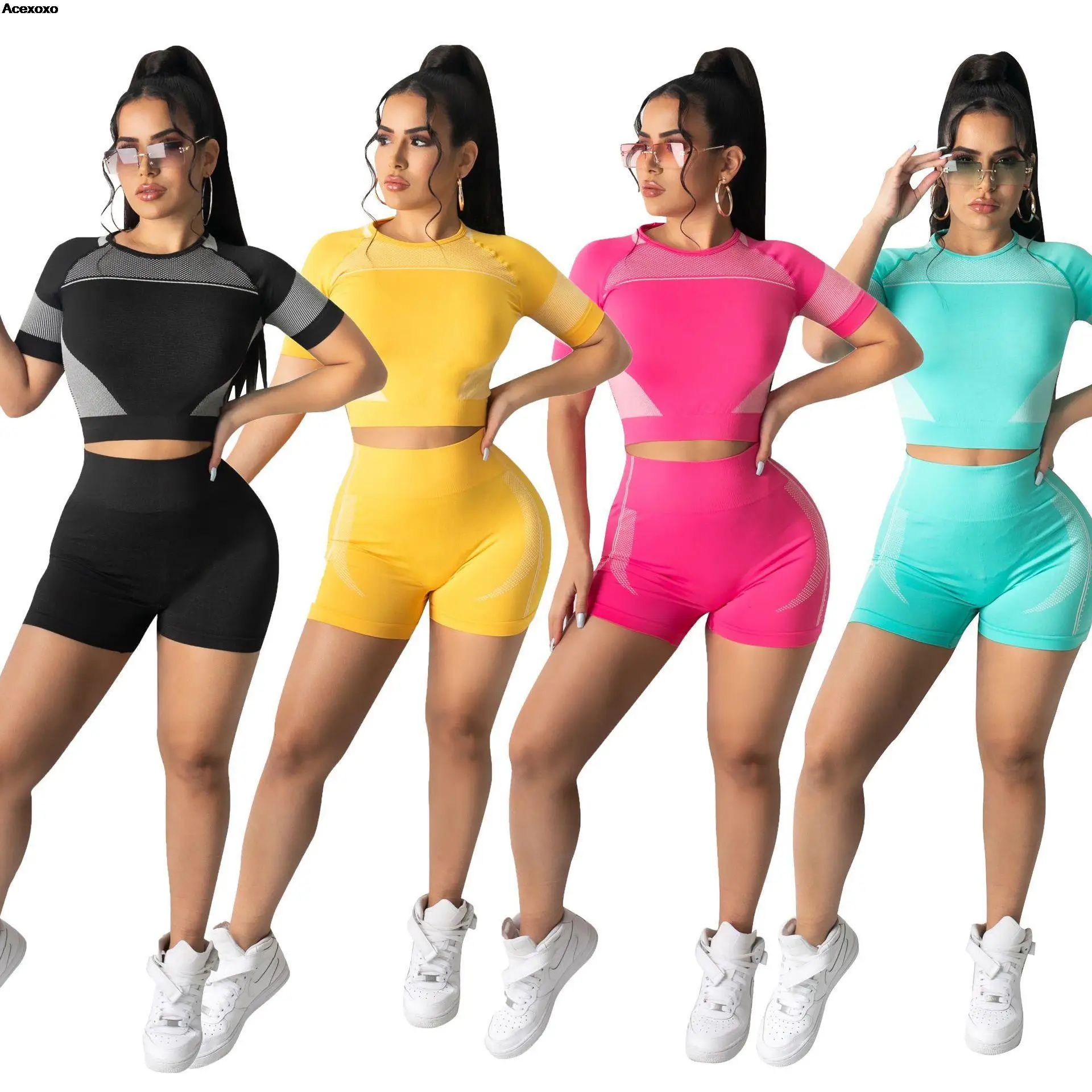 

2023 summer new solid color fashion casual suit
