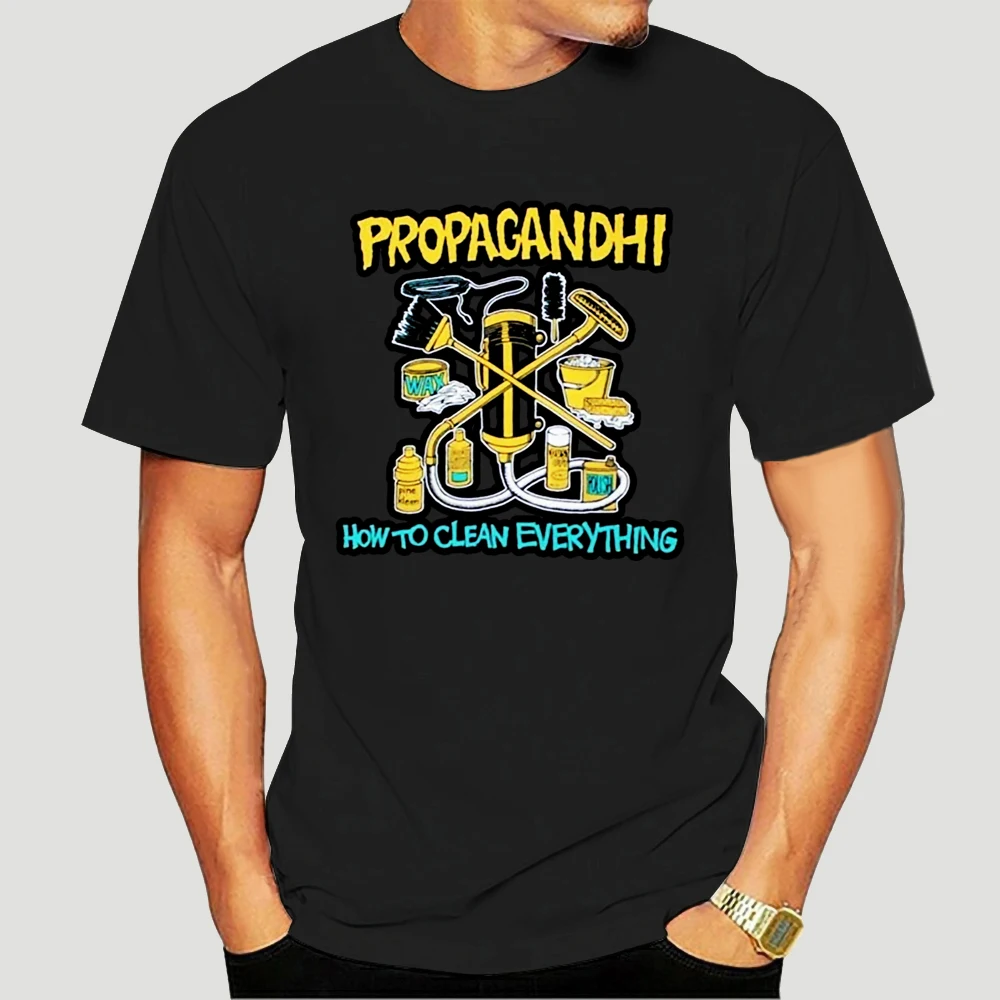 

Camiseta informal para hombre y mujer, ropa para parte superior masculina, con estampado de "cómo limpiar todo", 5448X