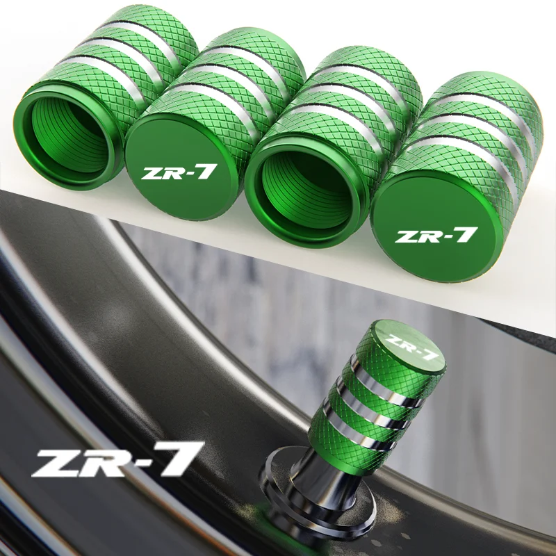 

For Kawasaki ZR-7 / S ZR7 ZR7S 1999-2003 Motorcycle Accessories Wheel Tire Valve caps CNC Aluminum Airtight Covers