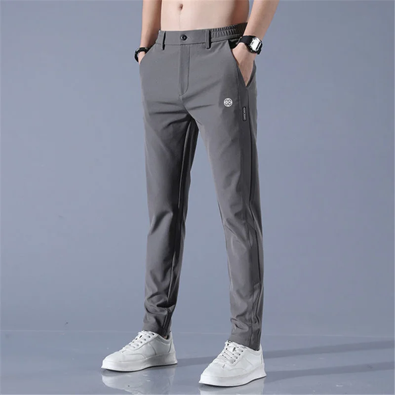 2023 Spring Men's Golf Pants High Quality Elastic Golf Suit Sports Cool Thick Jumpsuit Long Casual Wear Men's Golf Clothes