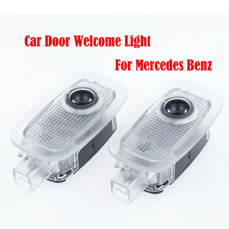 

Автомобильный светодиодный дверной прожектор, Лазерная лампа для Mercedes Benz S Class W221 AMG V Vito W447 W640 CL C216, автомобильные аксессуары