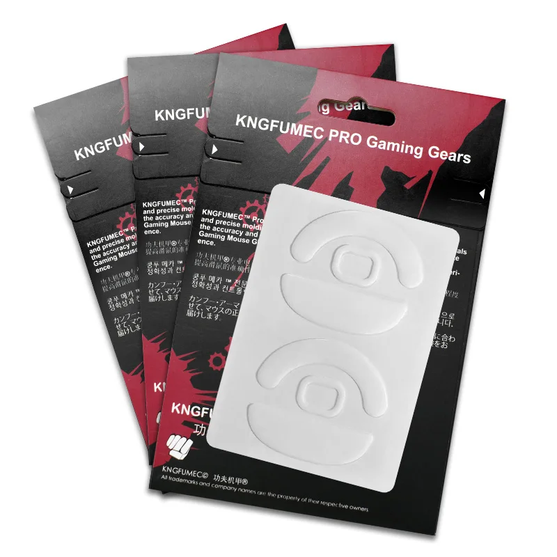 KNGFUMEC 2 комплекта коньков для мыши ножки PRO скользит игровой Pulsar X2 X2v2 X2A X2H