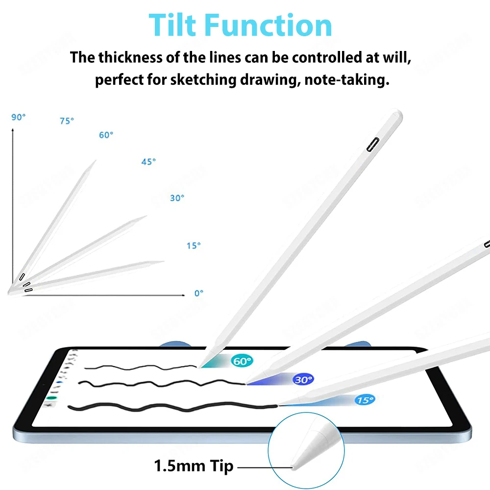 Для Apple Pencil 2 iPad Air 5 4 Pro 11 10 3 Mini 6 2022 2021 2020 2019 Bluetooth-Стилус 애플슬 슬 |