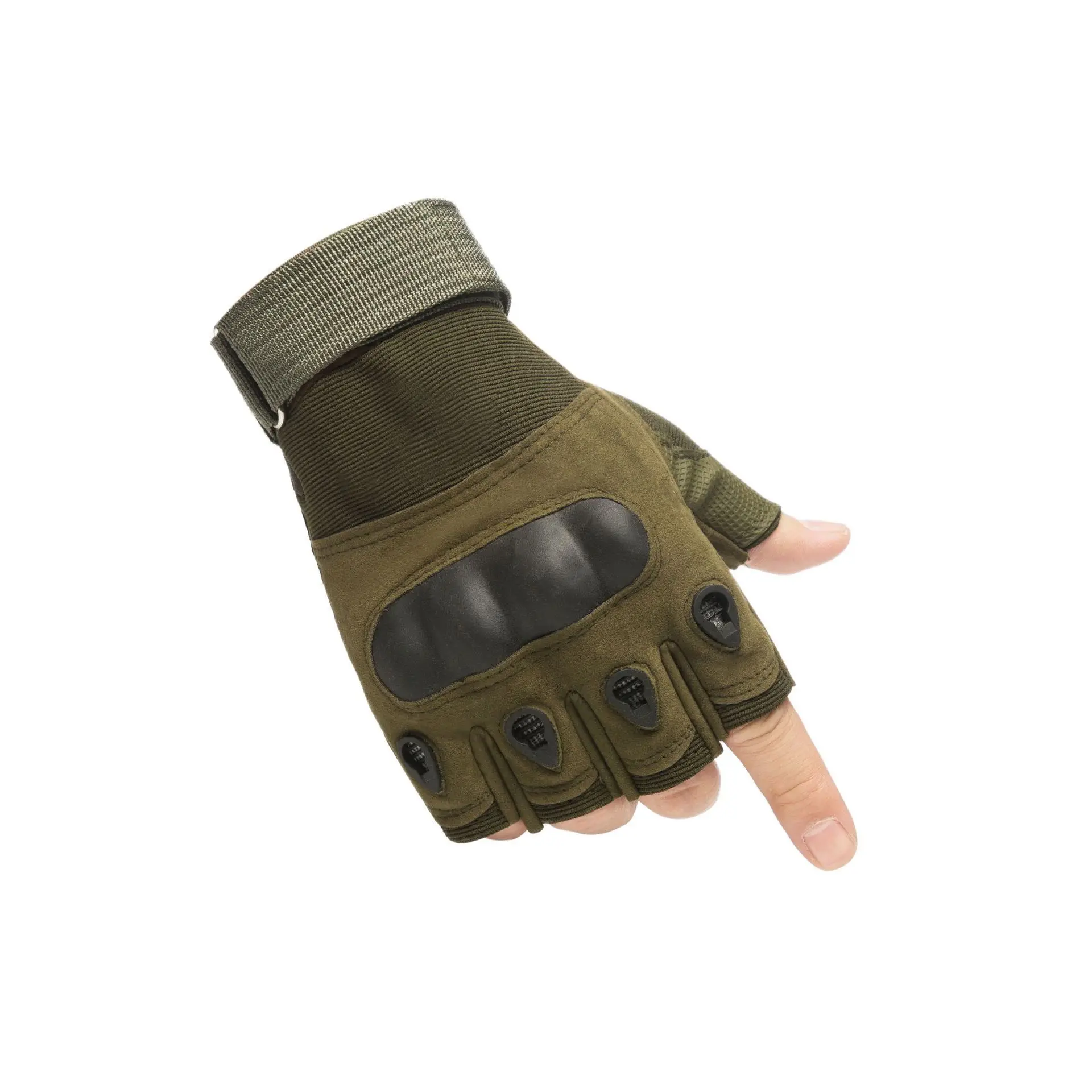 

Okie Riding Tactics Thin Half Finger Gloves For Men And Women Korean Spring And Autumn Sports Outdoor Army