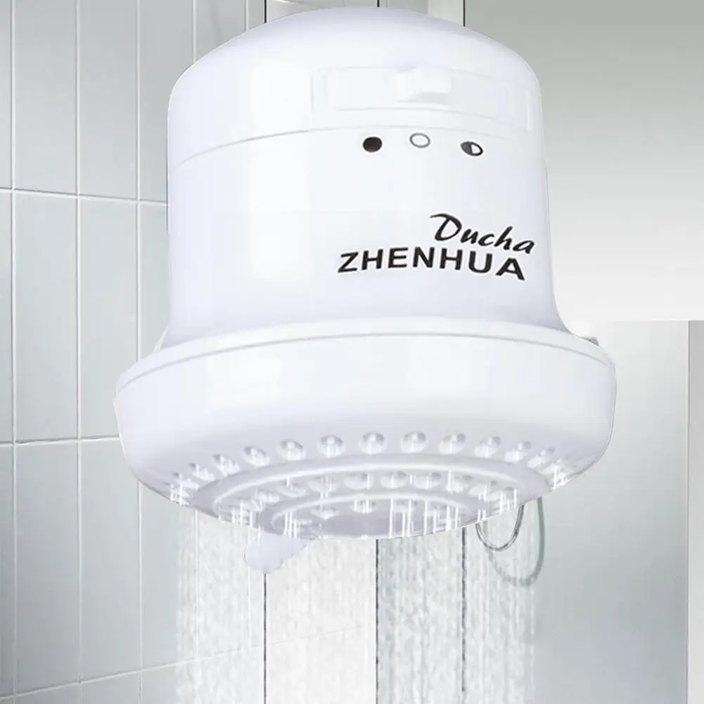 

5400w 110v Electric Instant Water Heater Shower Bathroom Bracket Temperature Controller Hose Winter Supply Supply With M1f1