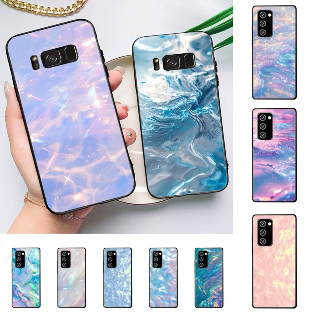 Aurora Water Ripple Phone Case For Samsung J 7 plus 7core J7 neo J6 prime J4 J5 Mobile Cover